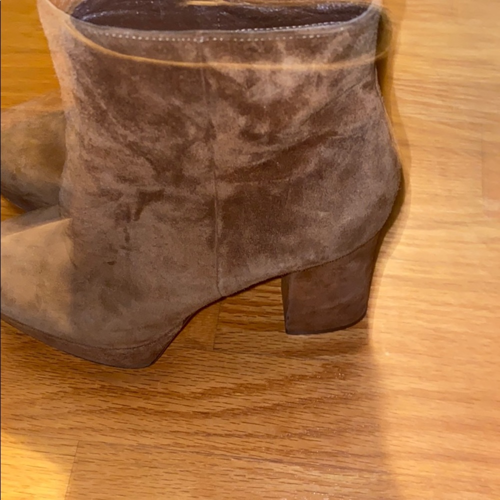 Gianvito Rossi Temple Brown Suede Platform Boots - Picture 2 of 11